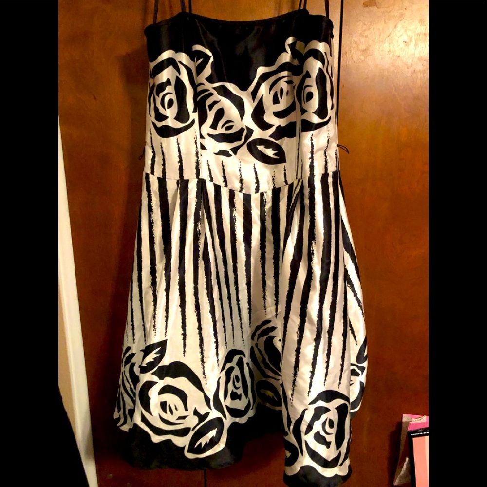 Black & White Cocktail Dress